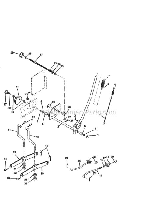 Page I Diagram and Parts List for 917270830  Craftsman Lawn Tractor