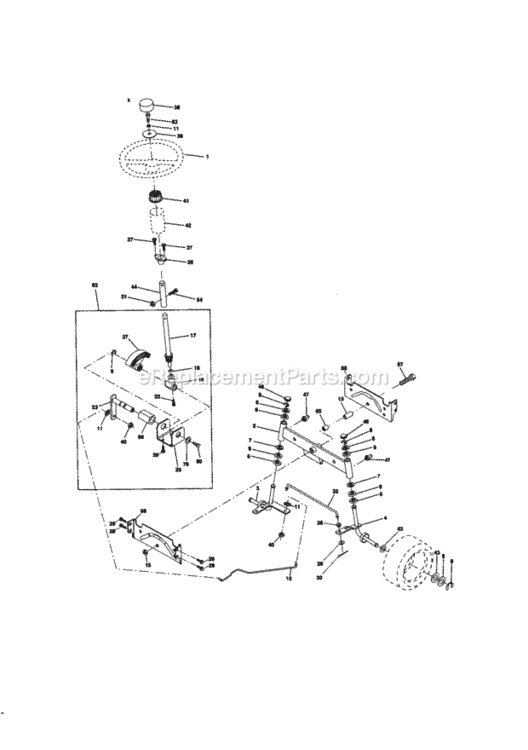 Page D Diagram and Parts List for 917270831  Craftsman Lawn Tractor