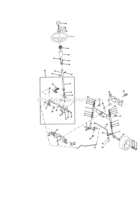 Page D Diagram and Parts List for 917270840  Craftsman Lawn Tractor