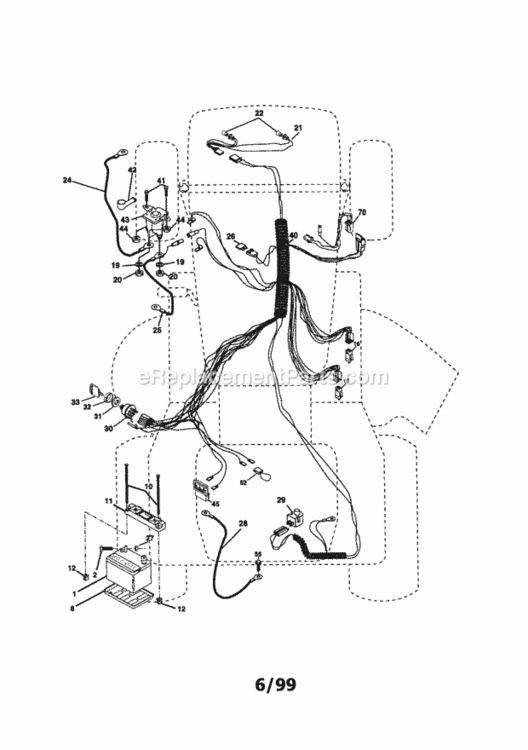 Page A Diagram and Parts List for 917270850  Craftsman Lawn Tractor