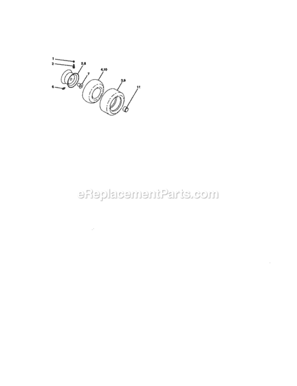 Page H Diagram and Parts List for 917270910  Craftsman Lawn Tractor