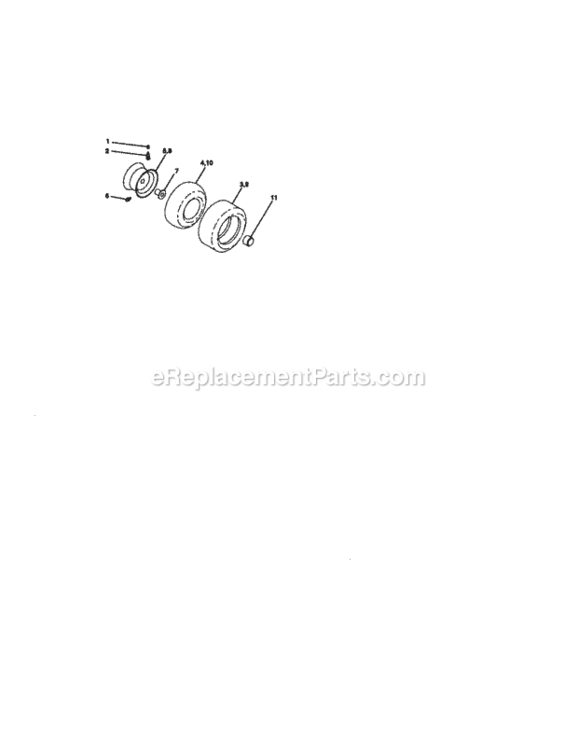 Page G Diagram and Parts List for 917270912  Craftsman Lawn Tractor