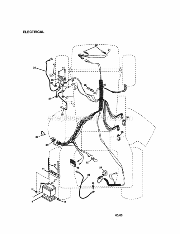 Page A Diagram and Parts List for 917270923  Craftsman Lawn Tractor