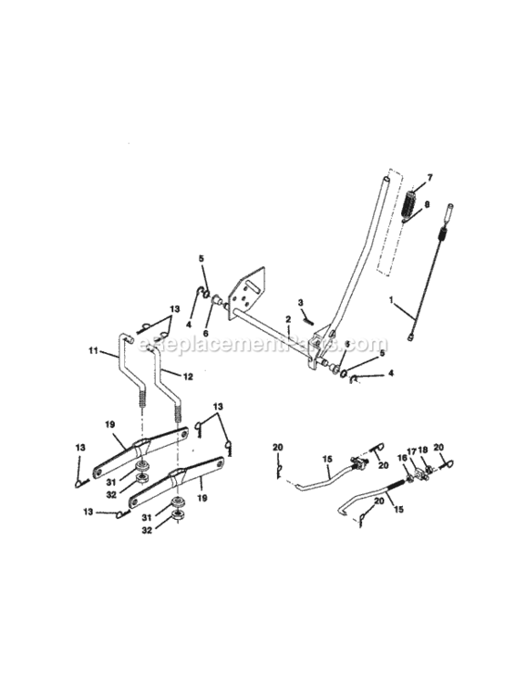 Page I Diagram and Parts List for 917270940  Craftsman Lawn Tractor