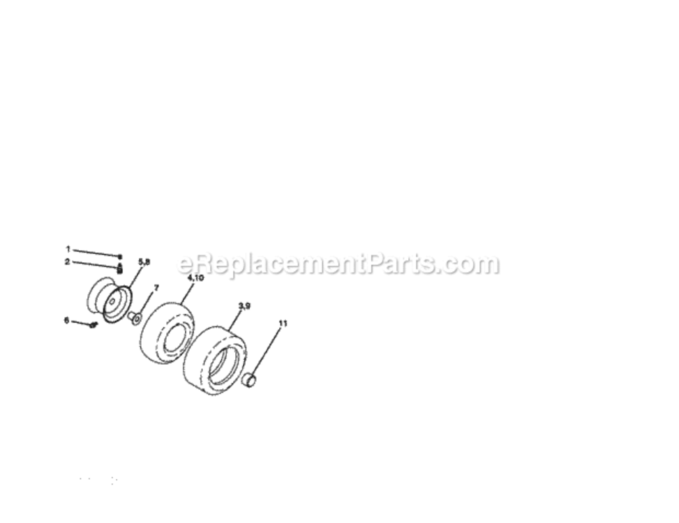 Page H Diagram and Parts List for 917270941  Craftsman Lawn Tractor