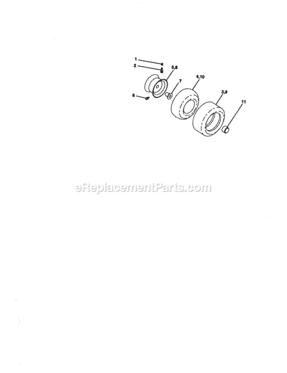 Page J Diagram and Parts List for 917270962  Craftsman Lawn Tractor