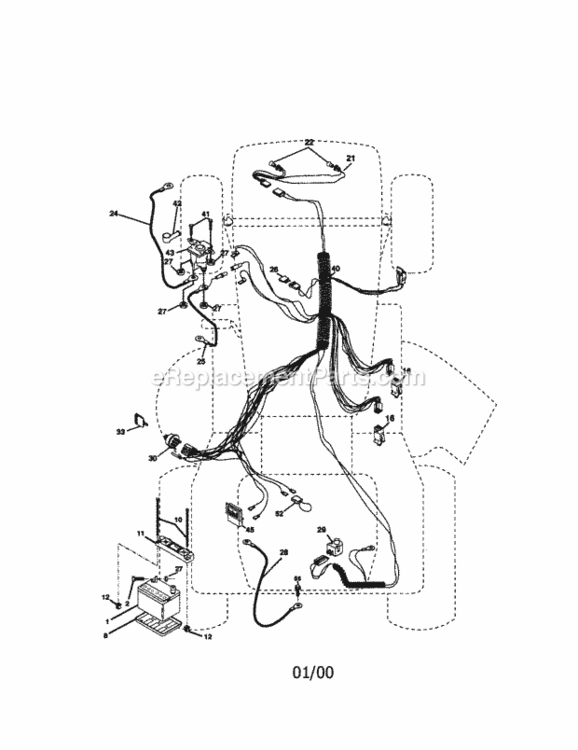 Page A Diagram and Parts List for 917270963  Craftsman Lawn Tractor