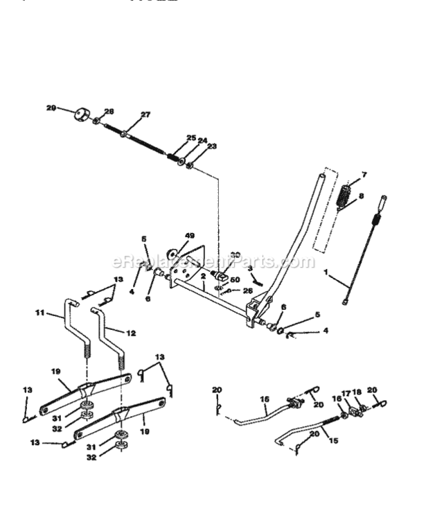 Page I Diagram and Parts List for 917271040  Craftsman Lawn Tractor