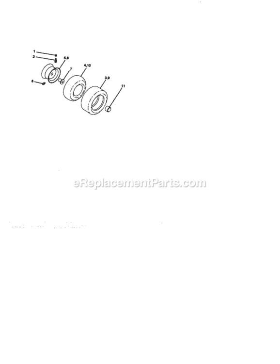 Page H Diagram and Parts List for 917271130  Craftsman Lawn Tractor