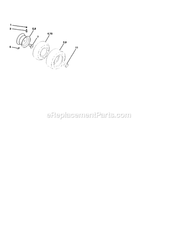 Page H Diagram and Parts List for 917271150  Craftsman Lawn Tractor