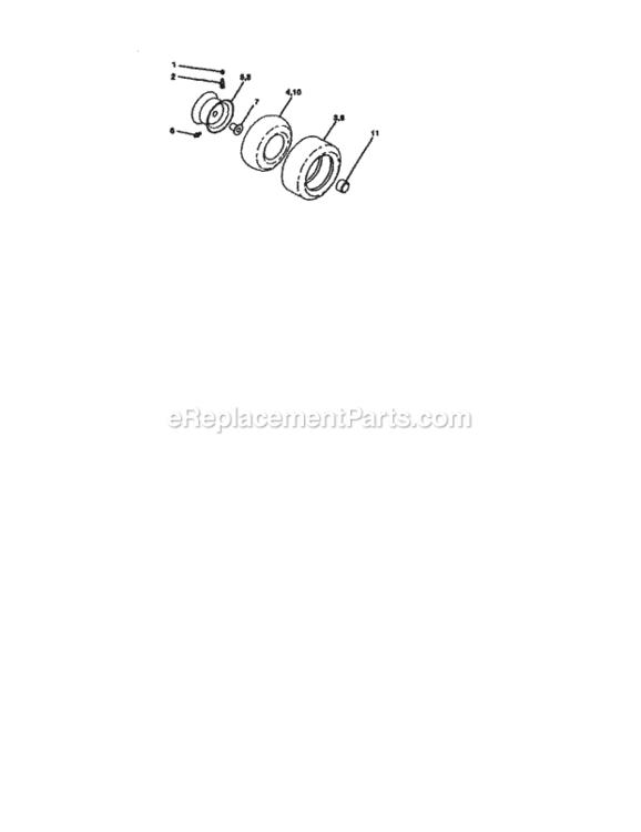 Page H Diagram and Parts List for 917271190  Craftsman Lawn Tractor