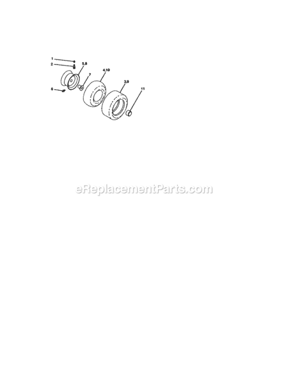 Page H Diagram and Parts List for 917271470  Craftsman Lawn Tractor