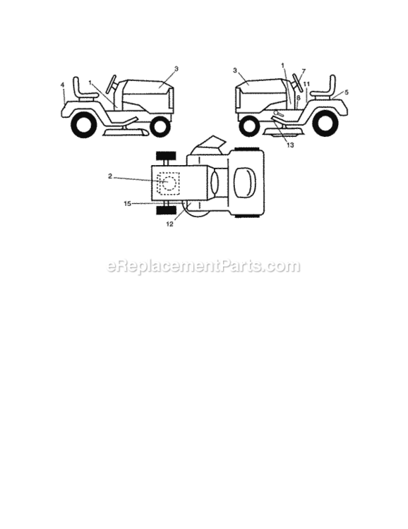 Page G Diagram and Parts List for 917271491  Craftsman Lawn Tractor