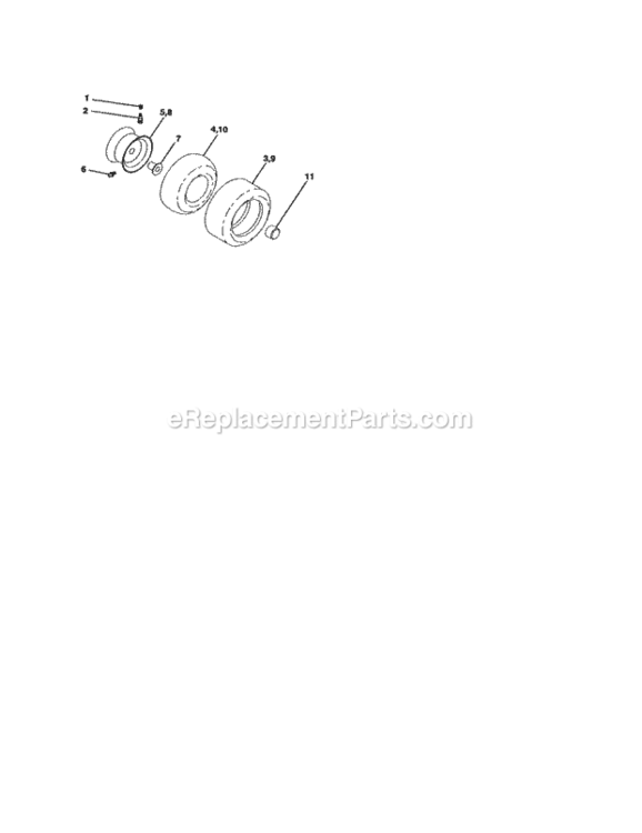 Page H Diagram and Parts List for 917271491  Craftsman Lawn Tractor
