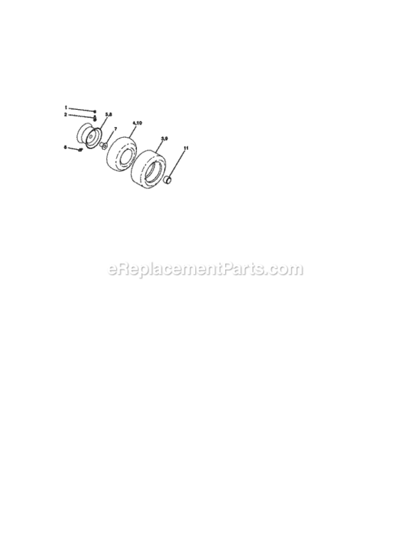 Page H Diagram and Parts List for 917271811  Craftsman Lawn Tractor