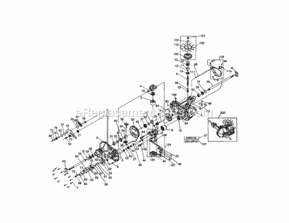 Page I Diagram and Parts List for 917271825  Craftsman Lawn Tractor