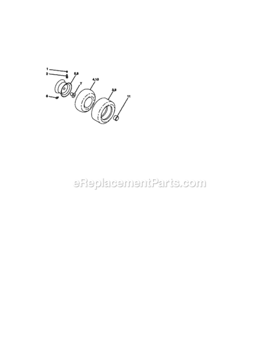 Page H Diagram and Parts List for 917271830  Craftsman Lawn Tractor