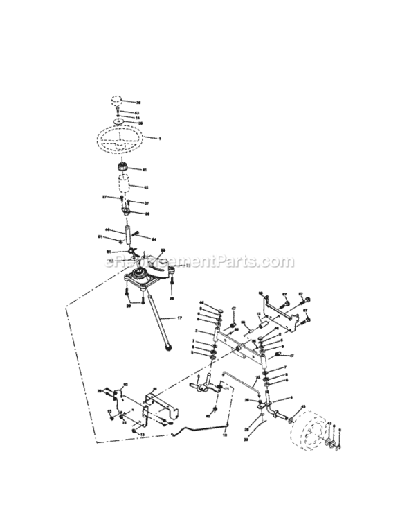 Page D Diagram and Parts List for 917271832  Craftsman Lawn Tractor