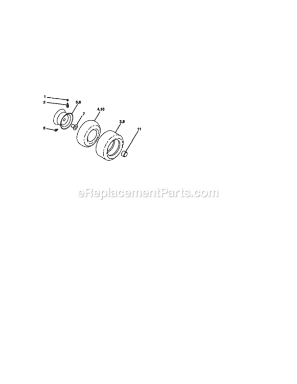 Page G Diagram and Parts List for 917271840  Craftsman Lawn Tractor