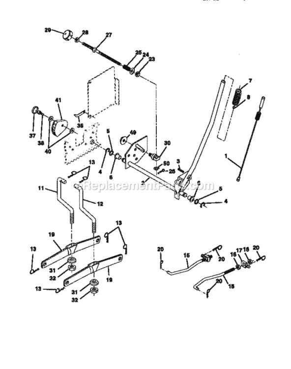 Page I Diagram and Parts List for 917272120  Craftsman Lawn Tractor