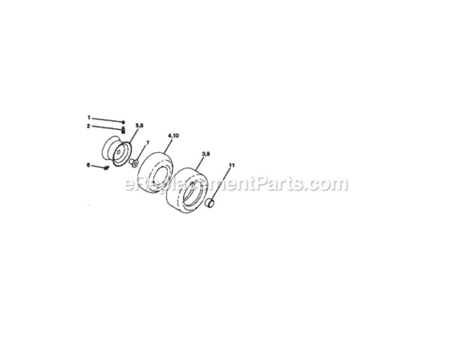Page G Diagram and Parts List for 917272190  Craftsman Lawn Tractor