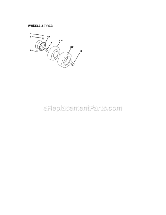 Page H Diagram and Parts List for 917272231  Craftsman Lawn Tractor