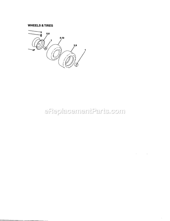 Page H Diagram and Parts List for 917272232  Craftsman Lawn Tractor