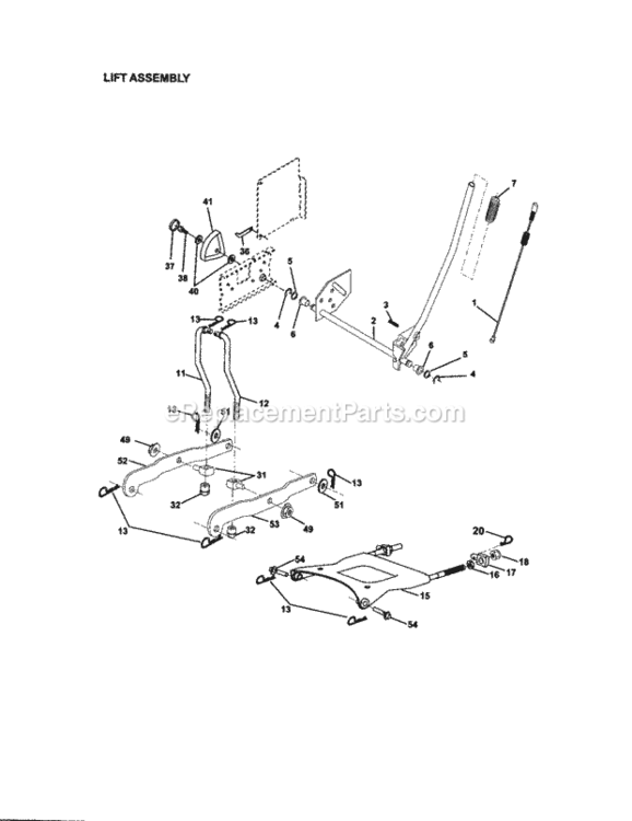 Page I Diagram and Parts List for 917272232  Craftsman Lawn Tractor