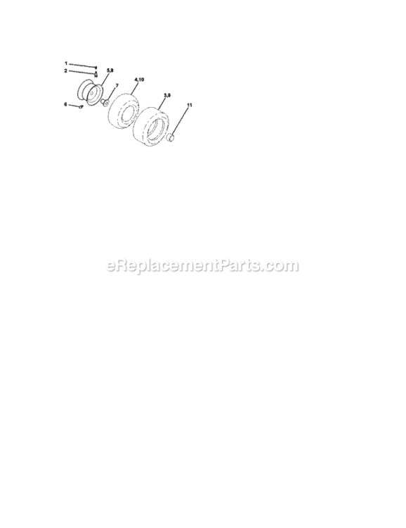 Page H Diagram and Parts List for 917272241  Craftsman Lawn Tractor