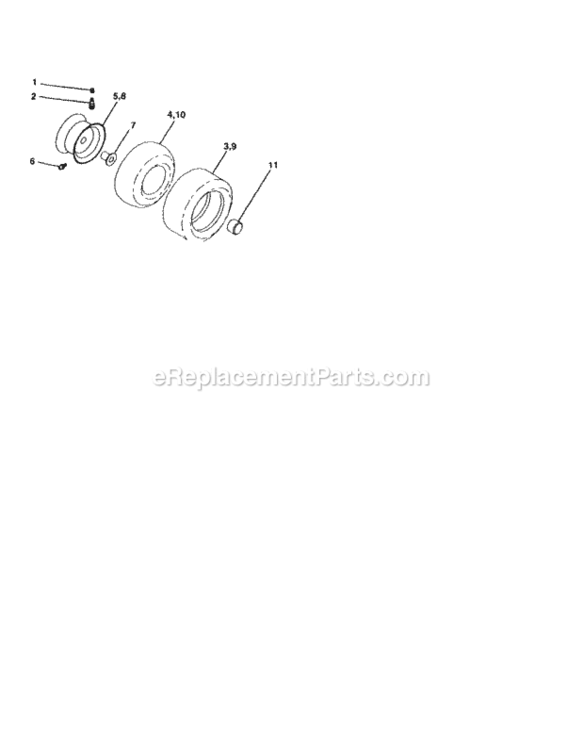 Page H Diagram and Parts List for 917272245  Craftsman Lawn Tractor
