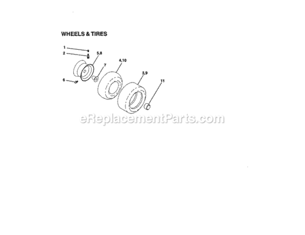 Page I Diagram and Parts List for 917272282  Craftsman Lawn Tractor