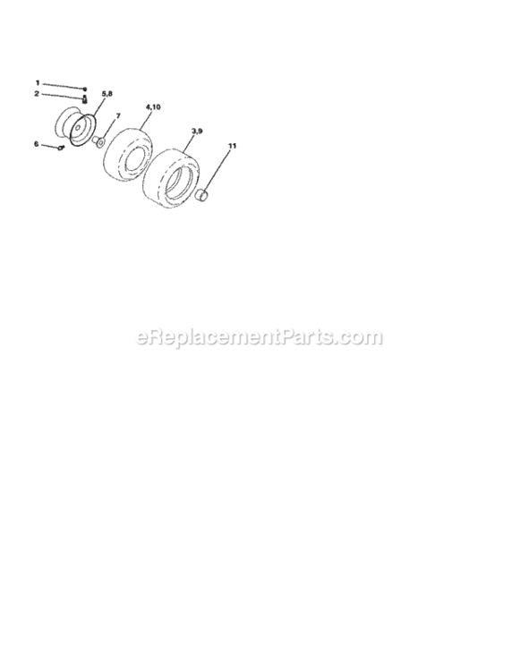 Page H Diagram and Parts List for 917272450  Craftsman Lawn Tractor