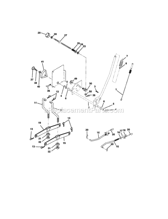 Page I Diagram and Parts List for 917272450  Craftsman Lawn Tractor