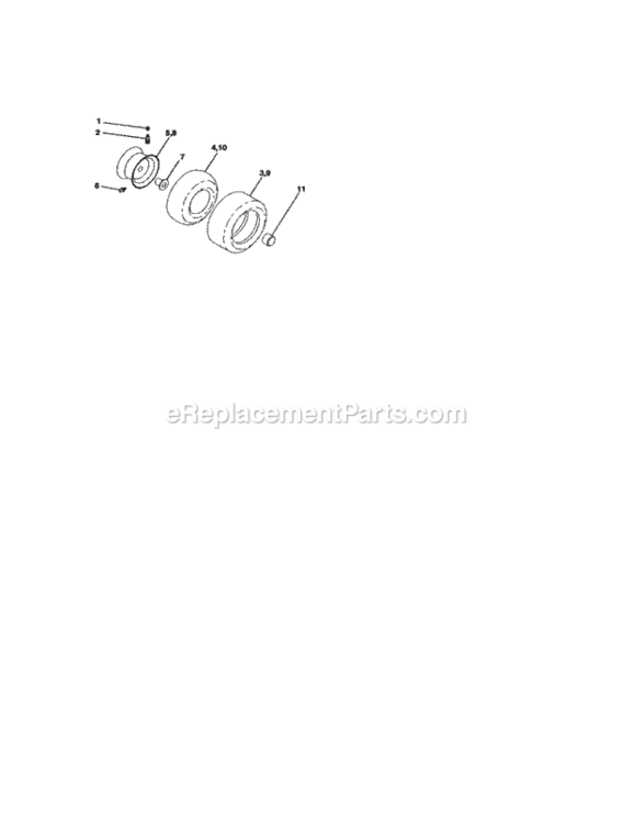 Page H Diagram and Parts List for 917272451  Craftsman Lawn Tractor