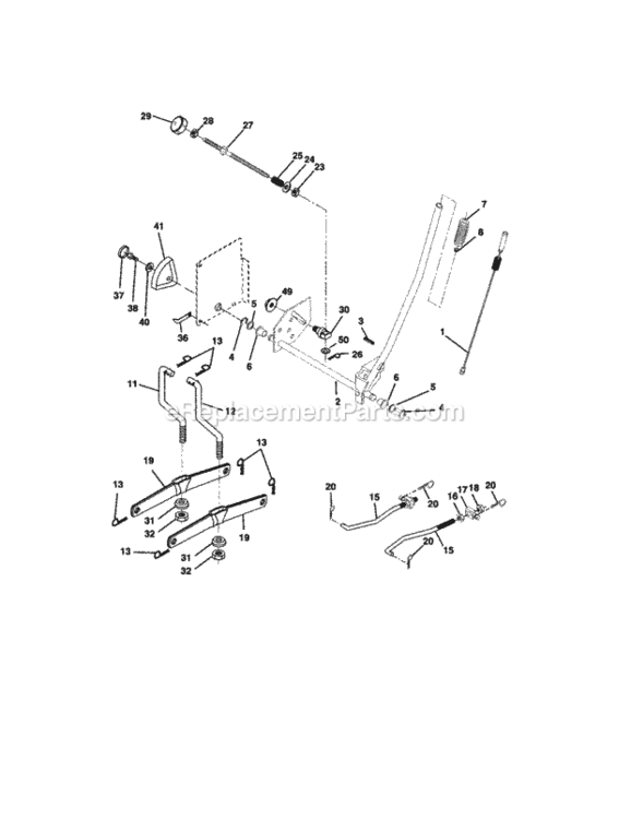 Page I Diagram and Parts List for 917272451  Craftsman Lawn Tractor