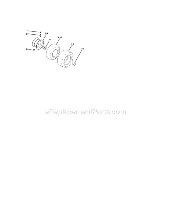 Page H Diagram and Parts List for 917272463  Craftsman Lawn Tractor