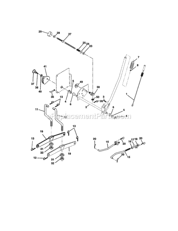 Page I Diagram and Parts List for 917272463  Craftsman Lawn Tractor