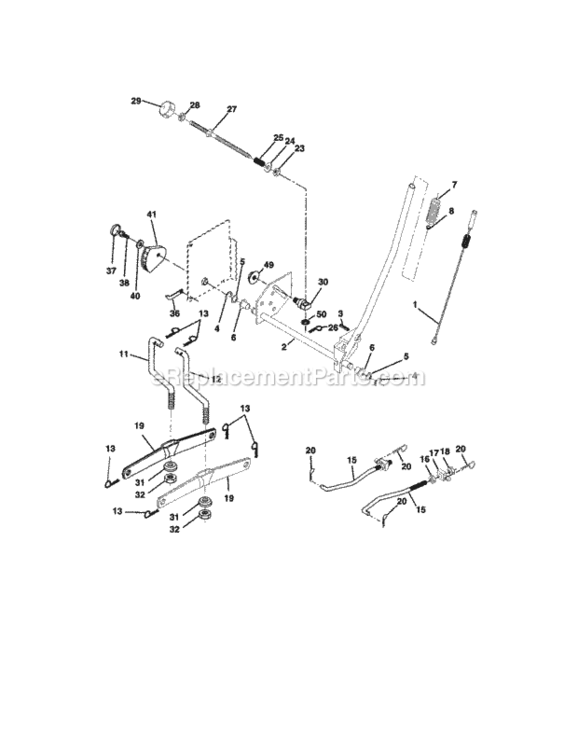 Page G Diagram and Parts List for 917272464  Craftsman Lawn Tractor
