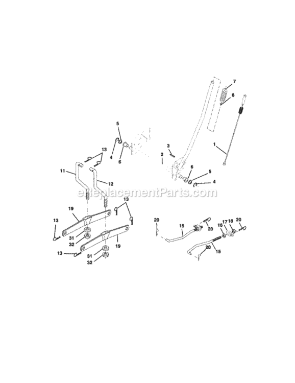 Page I Diagram and Parts List for 917272851  Craftsman Lawn Tractor