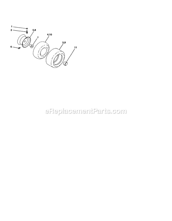 Page H Diagram and Parts List for 917272930  Craftsman Lawn Tractor