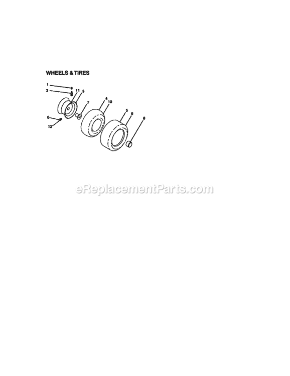Page H Diagram and Parts List for 917272953  Craftsman Lawn Tractor