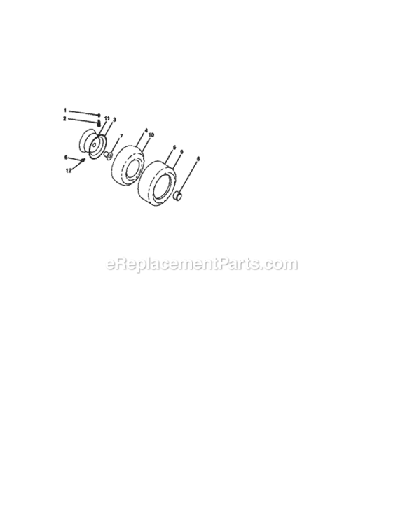 Page H Diagram and Parts List for 917272962  Craftsman Lawn Tractor