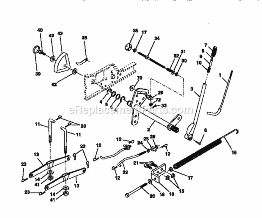 Page I Diagram and Parts List for 917273010  Craftsman Lawn Tractor