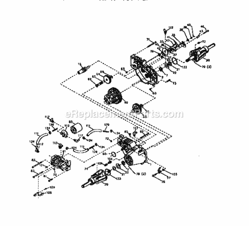 Page K Diagram and Parts List for 917273020  Craftsman Lawn Tractor