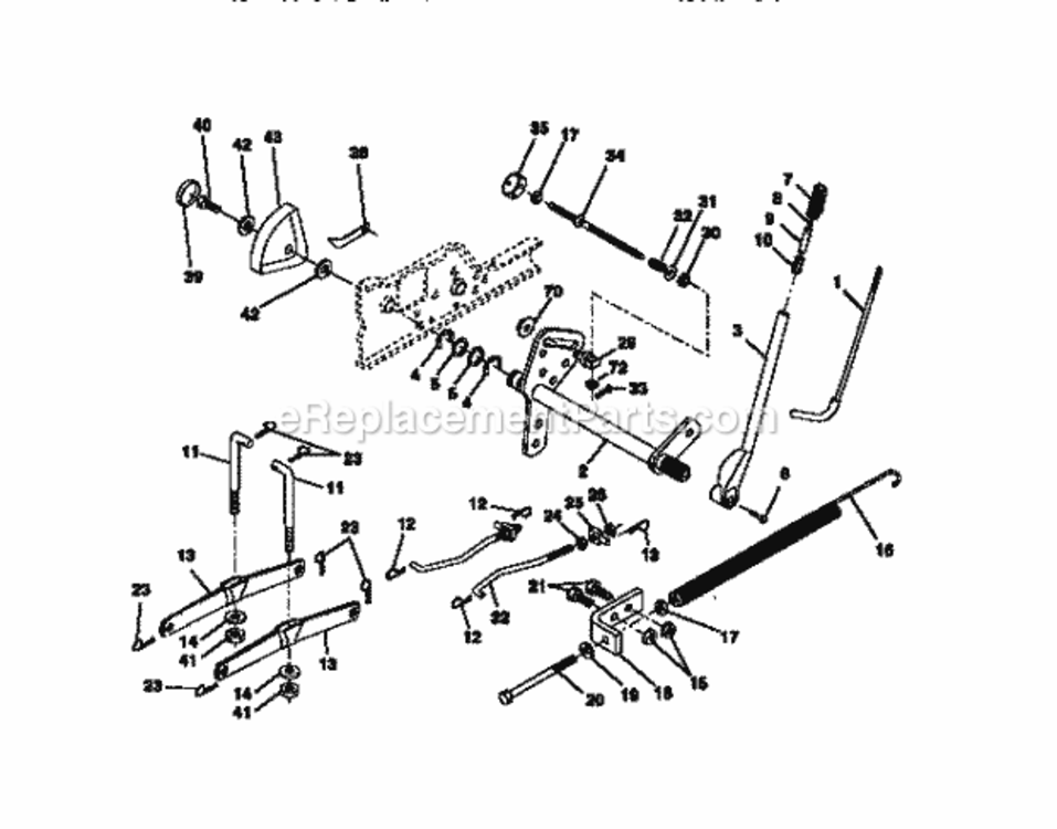 Page I Diagram and Parts List for 917273020  Craftsman Lawn Tractor