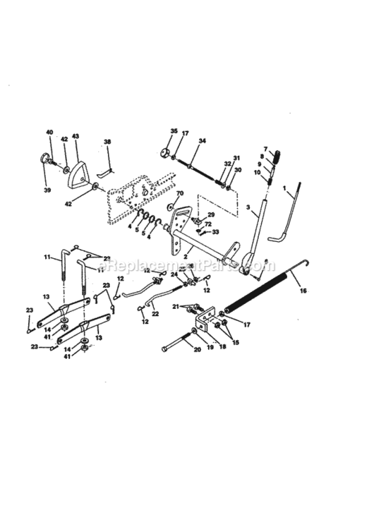Page I Diagram and Parts List for 917273030  Craftsman Lawn Tractor
