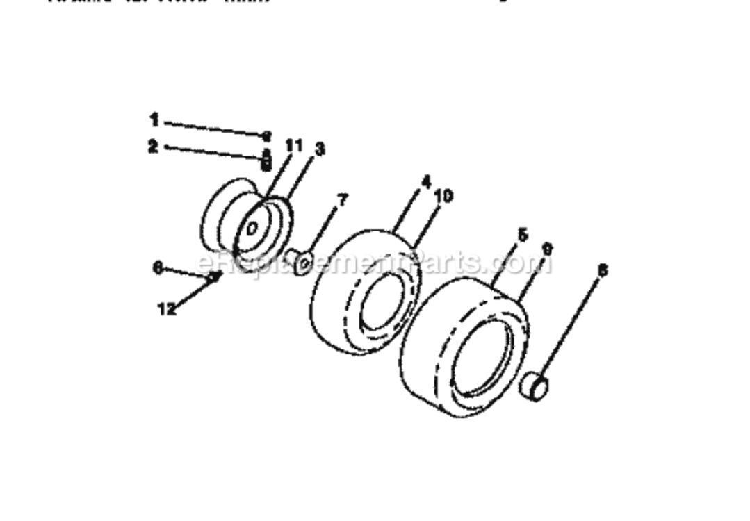 Page H Diagram and Parts List for 917273040  Craftsman Lawn Tractor