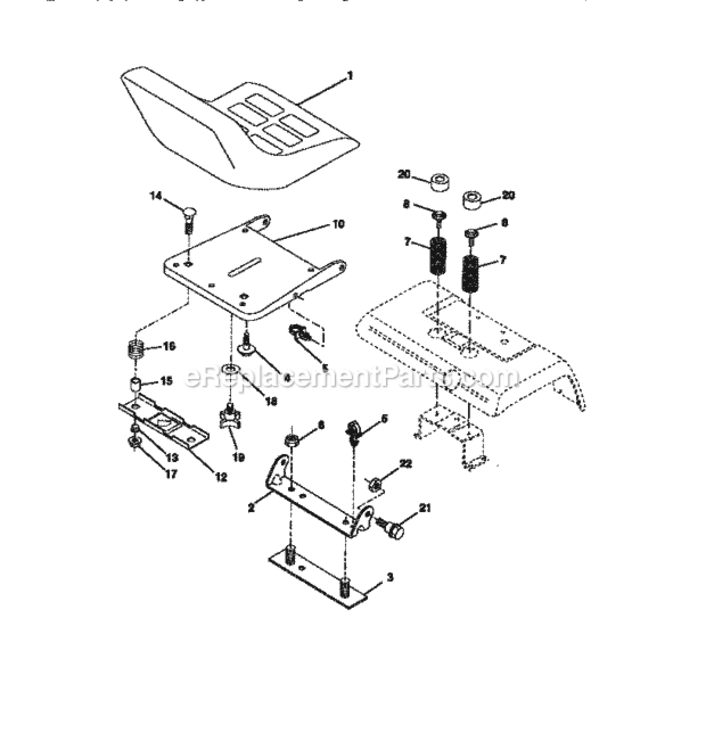 Page F Diagram and Parts List for 917273041  Craftsman Lawn Tractor