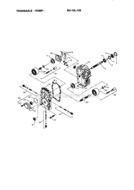 Page L Diagram and Parts List for 917273042  Craftsman Lawn Tractor
