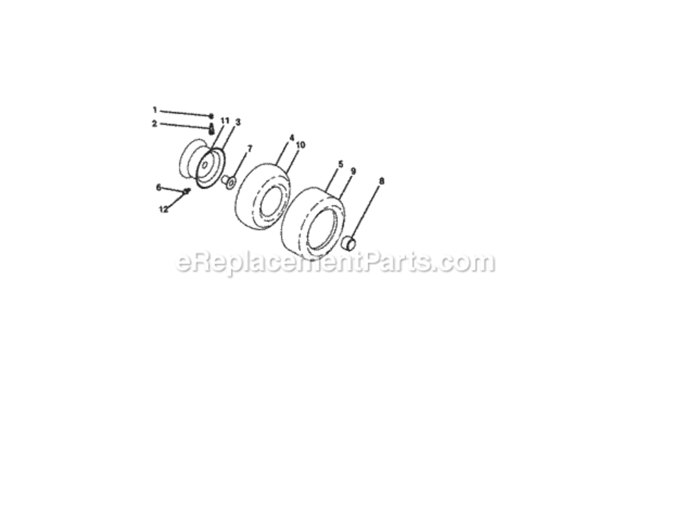 Page H Diagram and Parts List for 917273062  Craftsman Lawn Tractor